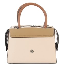 ДАМСКА ЕЛЕГАНТНА ЧАНТА-336-БЕЖОВО/ТАБА