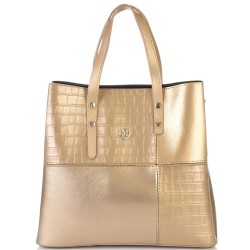 ДАМСКА ЕЛЕГАНТНА ЧАНТА-904-ЗЛАТНА