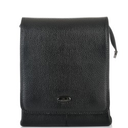 МЪЖКА ЧАНТА ОТ ЕСТЕСТВЕНА КОЖА-0023-ЧЕРНА