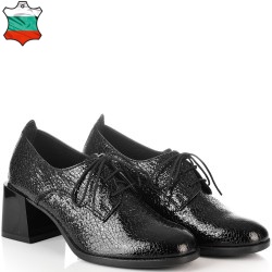 ДАМСКИ ОБУВКИ НА ТОК ОТ ЕФЕКТЕН ЕСТЕСТВЕН ЛАК-JANET2-853CH-ЧЕРНИ