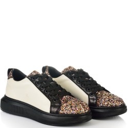 ДАМСКИ КЕЦОВЕ ОТ ЕСТЕСТВЕНА КОЖА-D6032-ЕФЕКТНИ-БЕЖОВИ