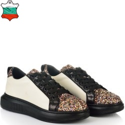 ДАМСКИ КЕЦОВЕ ОТ ЕСТЕСТВЕНА КОЖА-D6032-ЕФЕКТНИ-БЕЖОВИ