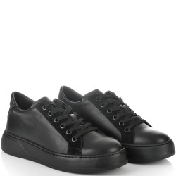 ДАМСКИ КЕЦОВЕ ОТ ЕСТЕСТВЕНА КОЖА-7073-ЧЕРНИ