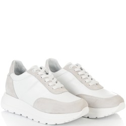 ДАМСКИ КЕЦОВЕ ОТ ЕСТЕСТВЕНА КОЖА-D6067-БЕЛИ