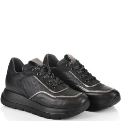 ДАМСКИ КЕЦОВЕ ОТ ЕСТЕСТВЕНА КОЖА-D6071-ЧЕРНИ