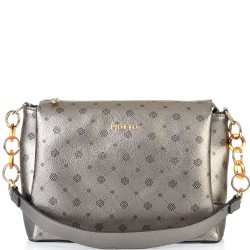 ДАМСКА ЧАНТА ПРЕЗ РАМО-1293-БРОНЗОВА