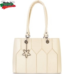 ДАМСКА ЧАНТА-T2617-БЕЖОВА