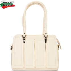 ДАМСКА ЧАНТА-T2649-БЕЖОВА
