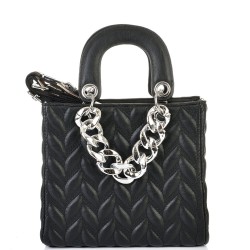 ДАМСКА ЧАНТА ПРЕЗ РАМО-726-ЧЕРНА