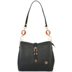 ДАМСКА ЕЛЕГАНТНА ЧАНТА-525-ЧЕРНА