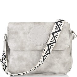 ДАМСКА ЧАНТА ПРЕЗ РАМО-S1335-СИВА