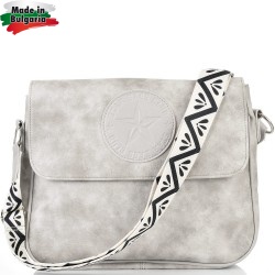 ДАМСКА ЧАНТА ПРЕЗ РАМО-S1335-СИВА