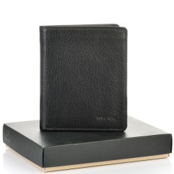 МЪЖКО ПОРТМОНЕ GRANDE ОТ ЕСТЕСТВЕНА КОЖА-1502-ЧЕРНО