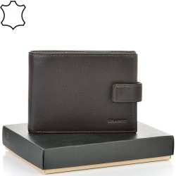 МЪЖКО ПОРТМОНЕ GRANDE ОТ ЕСТЕСТВЕНА КОЖА-3104-КАФЯВО