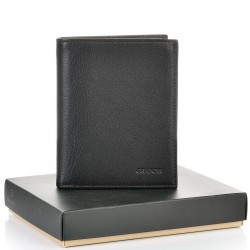 МЪЖКО ПОРТМОНЕ GRANDE ОТ ЕСТЕСТВЕНА КОЖА-1412-ЧЕРНО