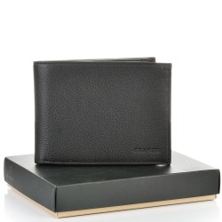 МЪЖКО ПОРТМОНЕ GRANDE ОТ ЕСТЕСТВЕНА КОЖА-1530-ЧЕРНО