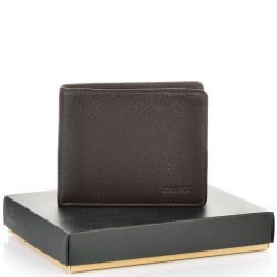 МЪЖКО ПОРТМОНЕ GRANDE ОТ ЕСТЕСТВЕНА КОЖА-1504-КАФЯВО