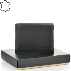 МЪЖКО ПОРТМОНЕ GRANDE ОТ ЕСТЕСТВЕНА КОЖА-1739-ЧЕРНО