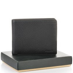 МЪЖКО ПОРТМОНЕ GRANDE ОТ ЕСТЕСТВЕНА КОЖА-1508-ЧЕРНО