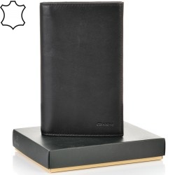 МЪЖКО ПОРТМОНЕ GRANDE ОТ ЕСТЕСТВЕНА КОЖА-1546-ЧЕРНО