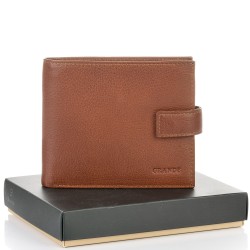 МЪЖКО ПОРТМОНЕ GRANDE ОТ ЕСТЕСТВЕНА КОЖА-3103-ТАБА