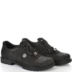 ДАМСКИ ОБУВКИ ОТ ЕСТЕСТВЕНА ЕФЕКТНА КОЖА-021-ЧЕРНИ