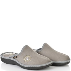 МЪЖКИ ПАНТОФИ НА АНАТОМИЧНО ХОДИЛО-129-СИВИ