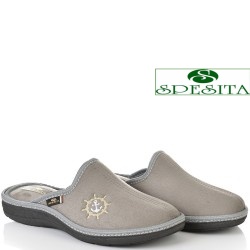 МЪЖКИ ПАНТОФИ НА АНАТОМИЧНО ХОДИЛО-129-СИВИ