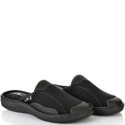 МЪЖКИ ПАНТОФИ НА АНАТОМИЧНО ХОДИЛО-613-ЧЕРНИ