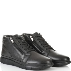 МЪЖКИ ТОПЛИ БОТИ ОТ ЕСТЕСТВЕНА КОЖА-928-ЧЕРНИ