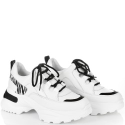 ДАМСКИ КЕЦОВЕ ОТ ЕСТЕСТВЕНА КОЖА-D6040-БЕЛИ