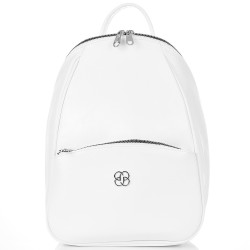 БЪЛГАРСКА ДАМСКА РАНИЦА-S1323-ПЕРЛА-БЯЛА