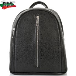 БЪЛГАРСКА ДАМСКА РАНИЦА-S1332-ЧЕРНА