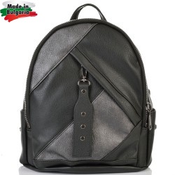 ДАМСКА РАНИЦА-3710-ЧЕРНО/БРОНЗОВО