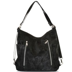 БЪЛГАРСКА ДАМСКА ЧАНТА/РАНИЦА-S1317-NEW-ЧЕРНА