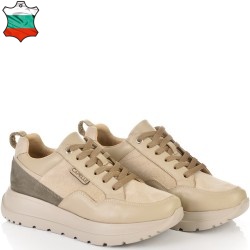 ДАМСКИ КЕЦОВЕ ОТ ЕСТЕСТВЕНА КОЖА-OMEGA 30-БЕЖОВИ