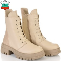 ДАМСКИ БОТИ ОТ ЕСТЕСТВЕНА КОЖА/НАБУК-TAYRA 03-БЕЖОВИ