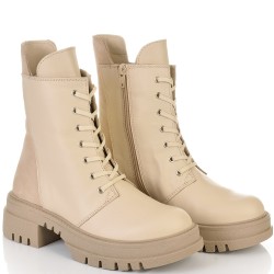 ДАМСКИ БОТИ ОТ ЕСТЕСТВЕНА КОЖА/НАБУК-TAYRA 03-БЕЖОВИ