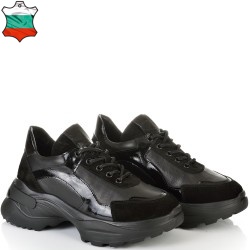 ДАМСКИ КЕЦОВЕ ОТ ЕСТЕСТВЕНА КОЖА-ALENA 06-ЧЕРНИ