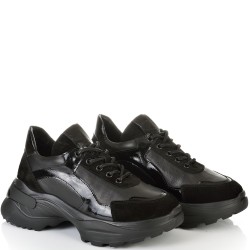 ДАМСКИ КЕЦОВЕ ОТ ЕСТЕСТВЕНА КОЖА-ALENA 06-ЧЕРНИ