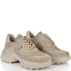 ДАМСКИ КЕЦОВЕ ОТ ЕСТЕСТВЕНА КОЖА С ВЕЛУР-D5063-ТАУПЕ