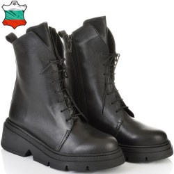 ДАМСКИ БОТИ ОТ ЕСТЕСТВЕНА КОЖА-STRONG-1603-ЧЕРНИ