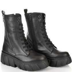 ДАМСКИ БОТИ ОТ ЕСТЕСТВЕНА КОЖА-ASTRA-50-1621-ЧЕРНИ