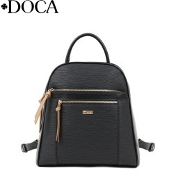 ДАМСКА РАНИЦА DOCA-22675-ЧЕРНА