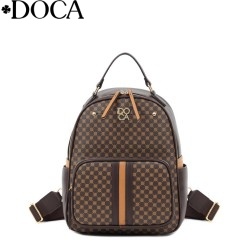 ДАМСКА РАНИЦА DOCA-22707-КАФЯВА