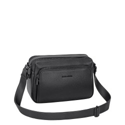 ДАМСКА ЧАНТА ПРЕЗ РАМО-D7429-ЧЕРНА