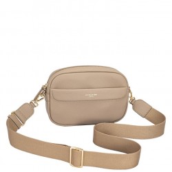 ДАМСКА ЧАНТА ПРЕЗ РАМО-D7397-ТАУПЕ