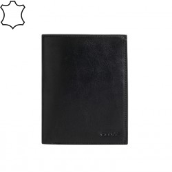 МЪЖКО ПОРТМОНЕ GRANDE ОТ ЕСТЕСТВЕНА КОЖА-1411-ЧЕРНО