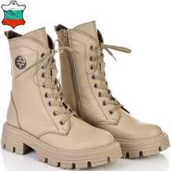 ДАМСКИ БОТИ ОТ ЕСТЕСТВЕНА КОЖА-ASTERIQ 5-1560-БЕЖОВИ