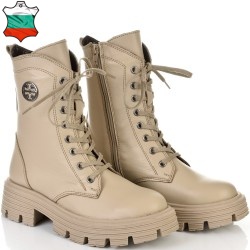 ДАМСКИ БОТИ ОТ ЕСТЕСТВЕНА КОЖА-ASTERIQ 5-1560-БЕЖОВИ